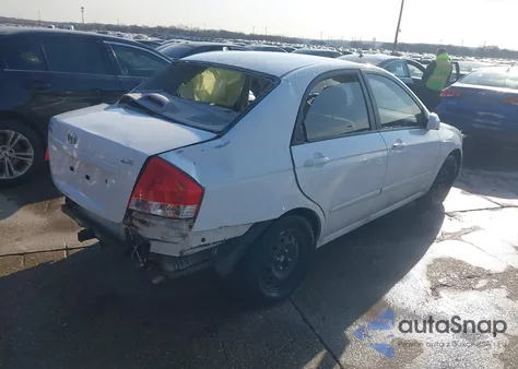 2009 Kia Spectra Lx from USA, damaged, VIN KNAFE221X95606982